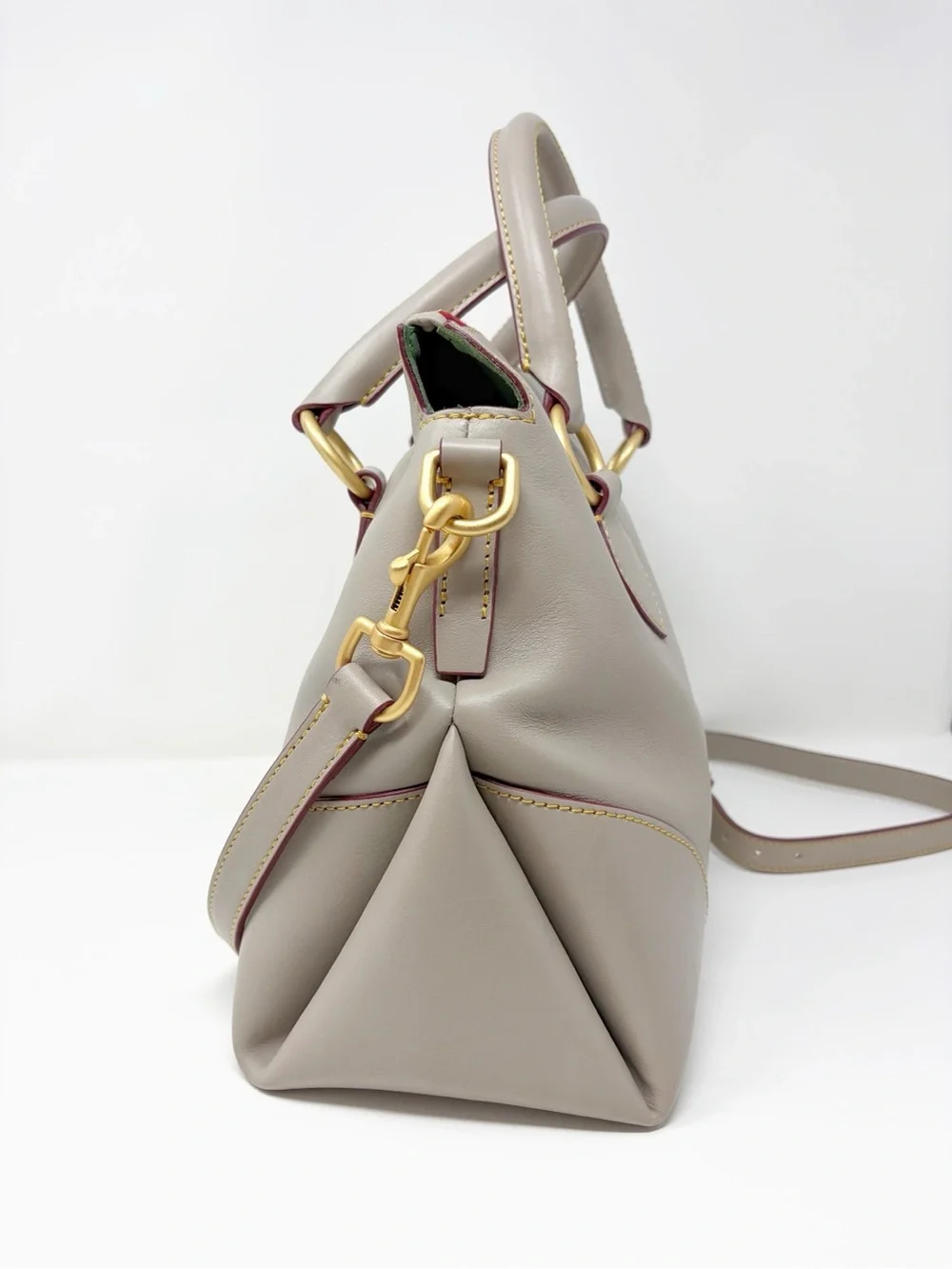 Dooney & Bourke Florentine Satchel 38 Rare Taupe Color
